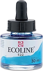 Talens Ecoline 30 ml 522 Turquoise Blue Sıvı Sulu Boya