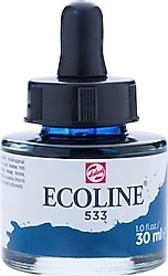 Talens Ecoline 30 ml 533 Indigo Sıvı Sulu Boya