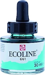 Talens Ecoline 30 ml 661 Turquoise Green Sıvı Sulu Boya