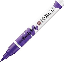 Talens Ecoline Brush 548 Blue Violet Keçeli Kalem