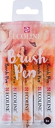Talens Ecoline Brush Beige Pink 5'li Keçeli Kalem Seti