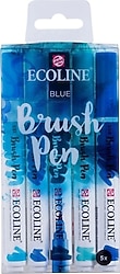 Talens Ecoline Brush Blue 5'li Keçeli Kalem Seti