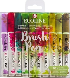 Talens Ecoline Brush Botanic 10'lu Keçeli Kalem Seti