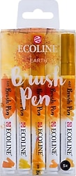 Talens Ecoline Brush Earth 5'li Keçeli Kalem Seti