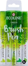 Talens Ecoline Brush Green 5'li Keçeli Kalem Seti