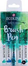 Talens Ecoline Brush Green-Blue 5'li Keçeli Kalem Seti
