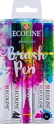 Talens Ecoline Brush Primary 5'li Keçeli Kalem Seti