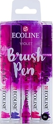 Talens Ecoline Brush Violet 5'li Keçeli Kalem Seti