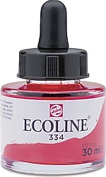 Talens Ecoline 30 ml 334 Scarlet Sıvı Sulu Boya
