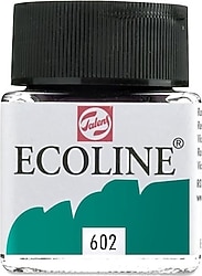 Talens Ecoline 30 ml 602 Deep Green Sıvı Sulu Boya