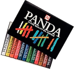 Talens Panda 12'li Yağlı Pastel Boya