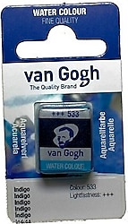 Talens Van Gogh 533 İndigo 1/2 Tablet Sulu Boya