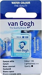 Talens Van Gogh 106 Opaque White 1/2 Tablet Sulu Boya