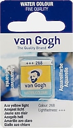 Talens Van Gogh 268 Azo Yellow Light 1/2 Tablet Sulu Boya