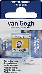 Talens Van Gogh 270 Azo Yellow Deep 1/2 Tablet Sulu Boya
