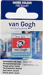 Talens Van Gogh 371 Permanent Red Deep 1/2 Tablet Sulu Boya