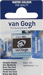 Talens Van Gogh 403 Vandyke Brown 1/2 Tablet Sulu Boya