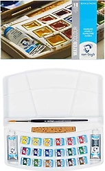Talens Van Gogh Plastik Kutu 18'li Tablet Sulu Boya