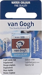 Talens Van Gogh 339 Light Oxide Red 1/2 Tablet Sulu Boya