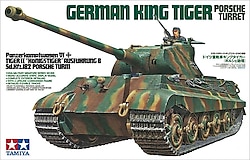 Tamiya 1:35 German King Tiger Porsche Turret Maket Kiti
