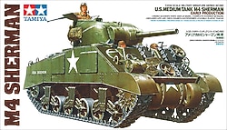 Tamiya 1:35 U.S. M4 Sherman Early Production Tank Maket Kiti