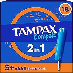 Tampax Compak Super Plus 18'li Tampon