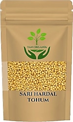 Tan Organik Sarı Hardal Tohumu 25 gr