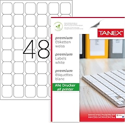 Tanex TW-2048 32 X 32 mm 100'lü Lazer Etiket