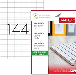 Tanex TW-2544 35x12.4355 100 Sayfa Lazer Etiket