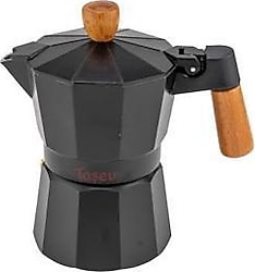 Taşev Garen Siyah 3 Fincan Moka Pot
