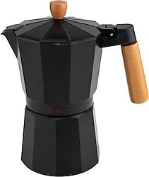 Taşev Garen Siyah 9 Fincan Moka Pot