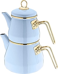 Taşev Robin Emaye Çaydanlık