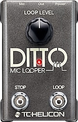 TC Helicon Ditto Mic Looper Vokal Efekt Pedalı