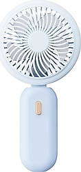 Techmaster YM88220 Mavi Şarjlı El Tipi Vantilatör