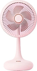 Techmaster YS2531 Pembe Şarjlı Masaüstü Vantilatör