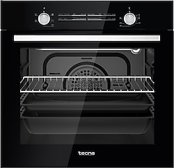 Tecna AF 6060S Siyah Ankastre Fırın