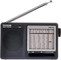 Tecsun R-9012 12 Bantlı Kısa Dalga Radyo