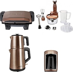 Tefal Bronze Gold 4'lü Elektronik Çeyiz Seti