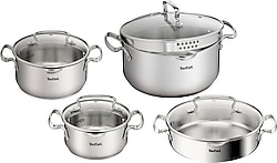 Tefal Duetto 8 Parça Çelik Tencere Seti