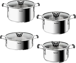 Tefal Optispace 8 Parça Çelik Tencere Seti