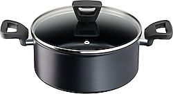 Tefal Titanium 3X Force 24 cm Kapaklı Kısa Tencere