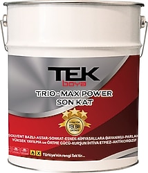 Tek Boya Trıo-Max Power 2.5 lt Son Kat Boyası