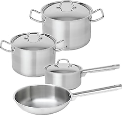 Teka Cookware İndüksiyonlu 7 Parça Çelik Tencere Seti
