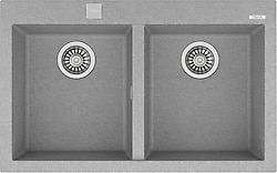 Teka Forsquare 790 TG Çift Hazneli Stone Grey Granit Eviye