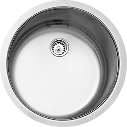 Teka Round Tezgah Altı Çelik Eviye