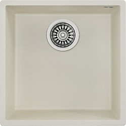 Teka Square 40.40 TG Tezgah Altı Bright Cream Granit Eviye