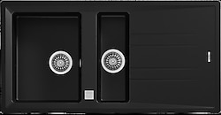 Teka Stone 60 B-TG Tezgah Üstü 1.5 Gözlü Karbon Granit Eviye