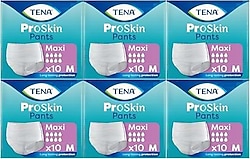 Tena Emici Külot Maxi 8 Damla Orta Boy M 10'lu 6 Adet Hasta Bezi