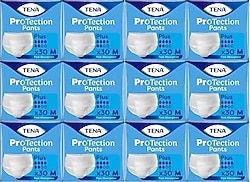 Tena Emici Külot Plus 6 Damla Orta Boy M 30'lu 12 Adet Hasta Bezi