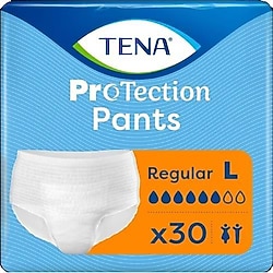 Tena Emici Külot Regular 6 Damla Büyük Boy L 30'lu Hasta Bezi